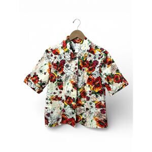 Art Teacher Cottagecore Floral Jacket – M